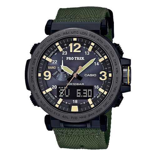 Наручные часы кварцевые мужские Casio Pro Trek PRG-600YB-3E в Кальцедония