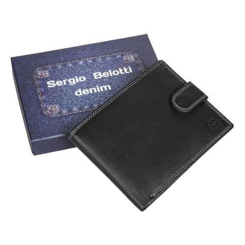 Портмоне мужское Sergio Belotti 533-03 denim black в Кальцедония