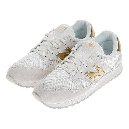 Женские кроссовки New Balance WL520GDA/B белые/серые/золотистые 37 в Кальцедония