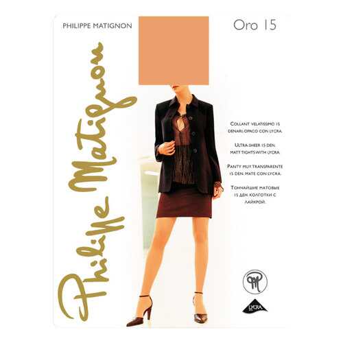 Колготки Philippe Matignon ORO 15 / Playa Nature (Светло-телесный) / 4 (L) в Кальцедония