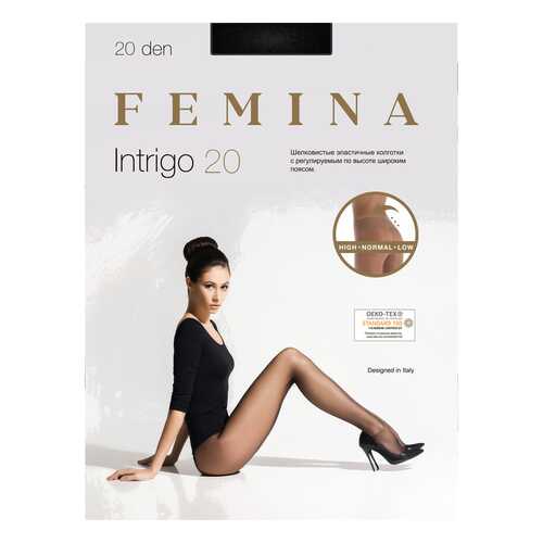 Колготки женские FEMINA INTRIGO 20 черные 4 (L) в Кальцедония