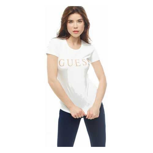 Футболка женская Guess W0YI0L-J1300 белая XS в Кальцедония