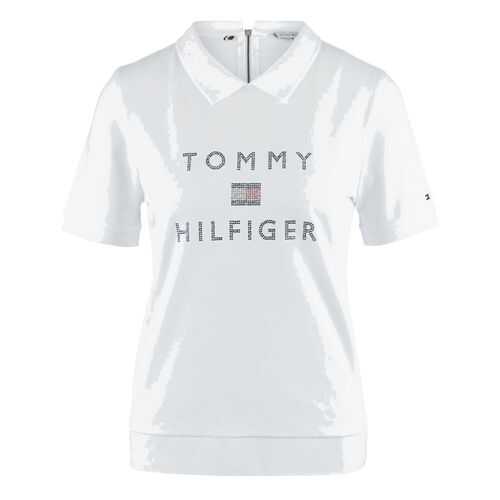 Поло женское Tommy Hilfiger WW0WW27866 белое XS в Кальцедония